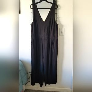 Cropped Wide Leg Jumpsuit